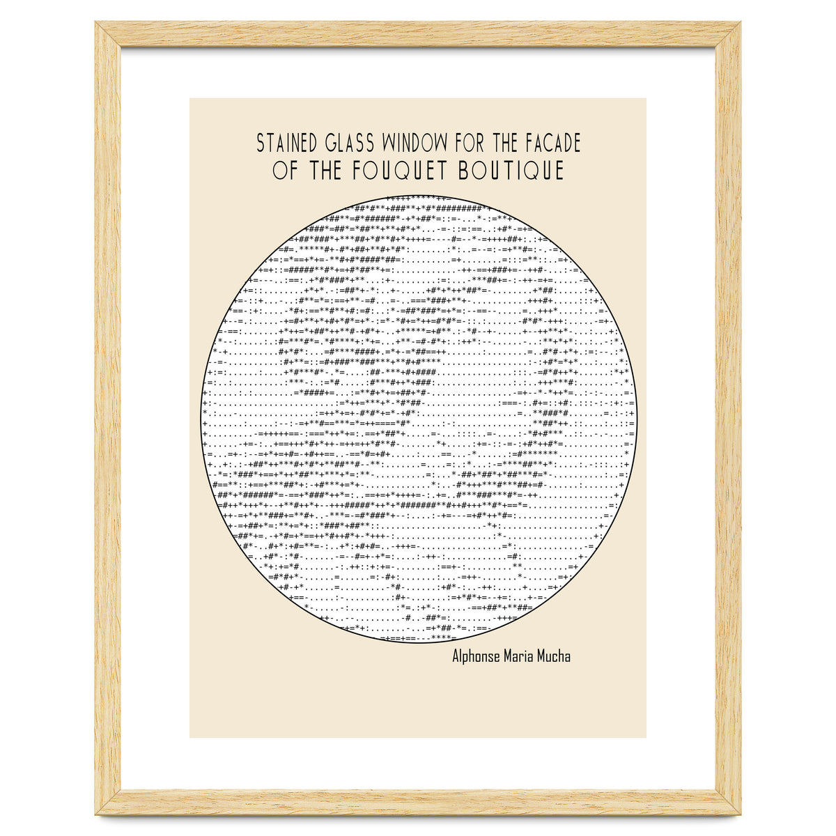 Stained Glass Window (ascii Art)