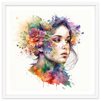 Ethereal Bloom Portrait