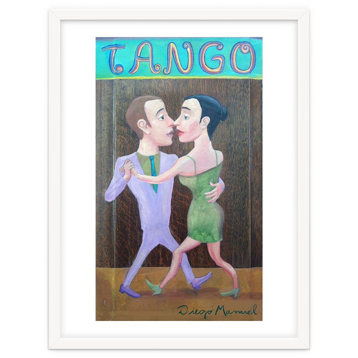 Pareja De Tango 2 Madera