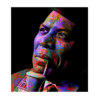 Howlin Wolf American Blues Musician Legend Colorful (Print Only)