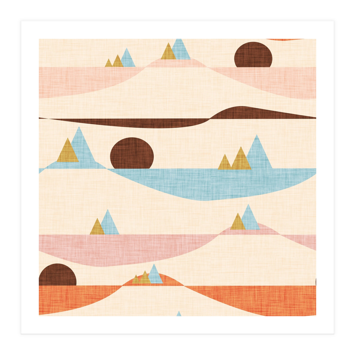 Apricity Landscape Beige (Print Only)