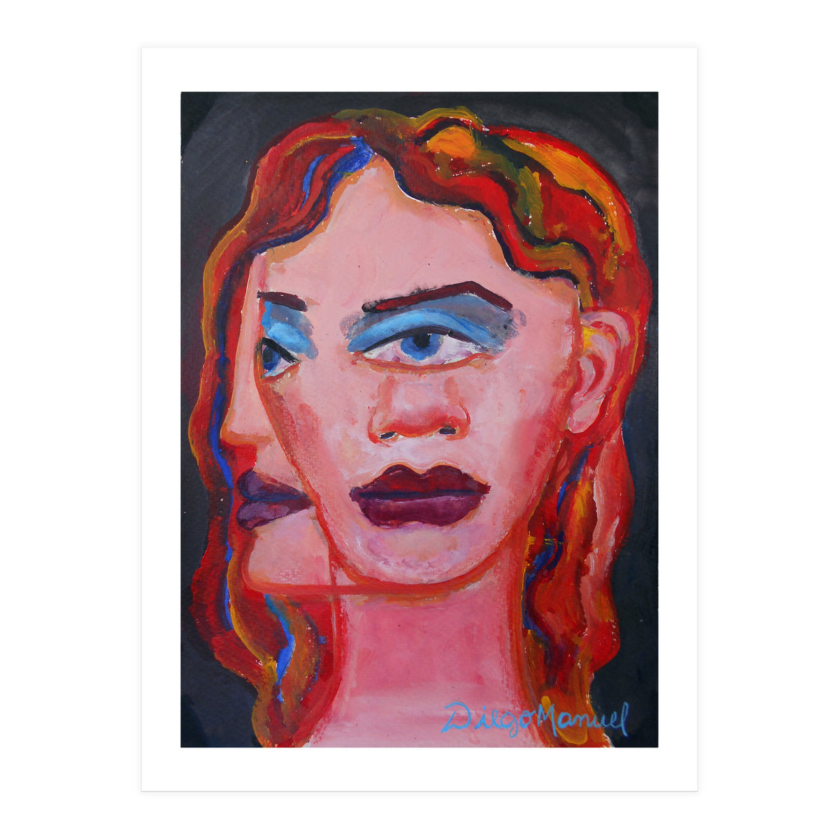 Cabeza De Mujer 7 (Print Only)