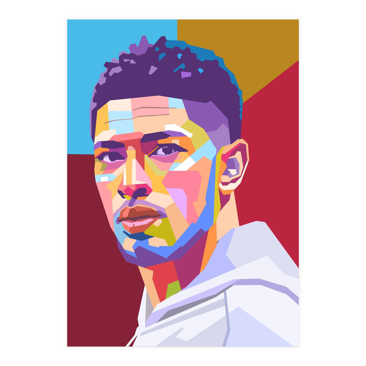 Jude Bellingham pop art portrait (Print Only)