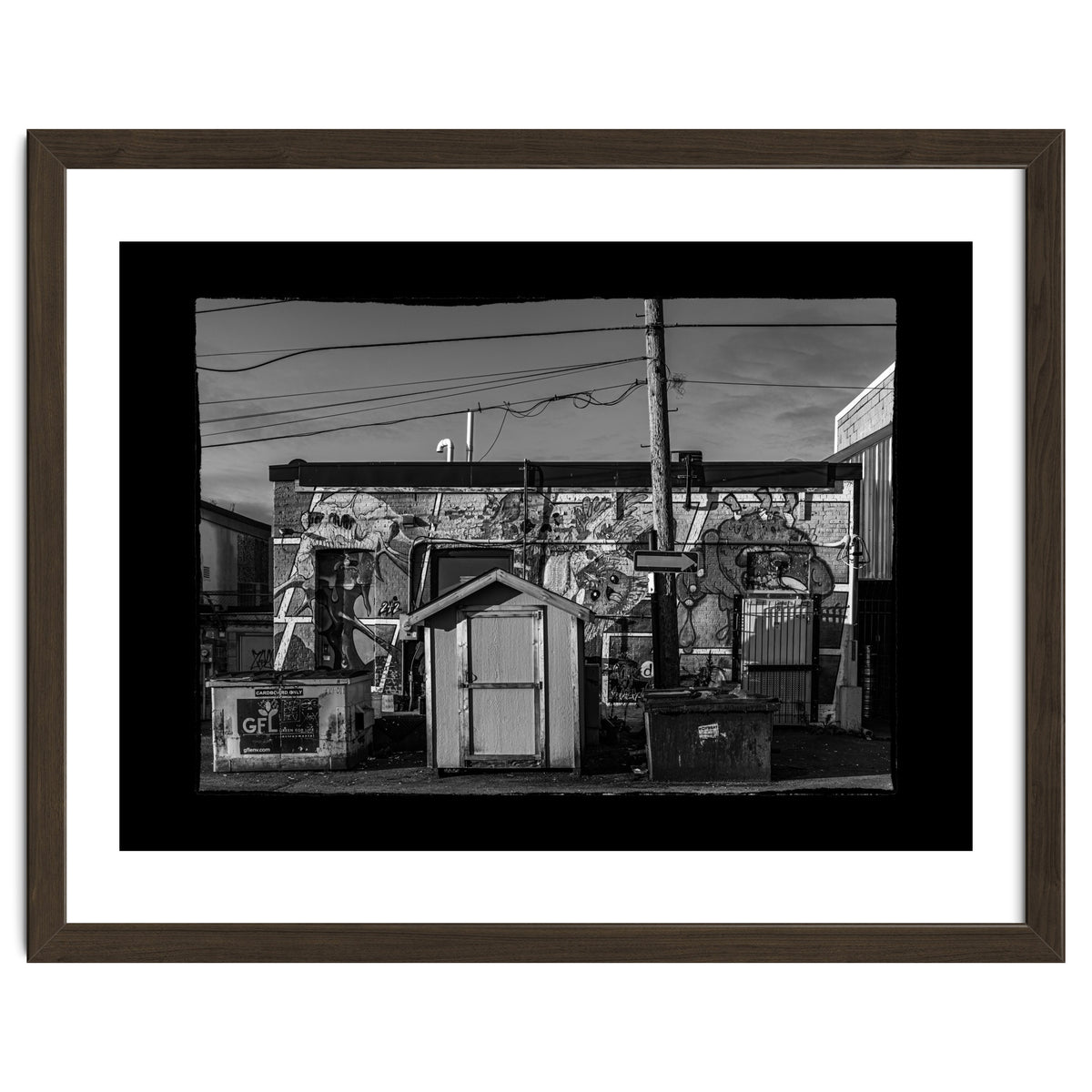 Cooke St Graffiti No 3 with Border