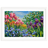 Vibrant Spring Meadow Oil Painting thumbnail