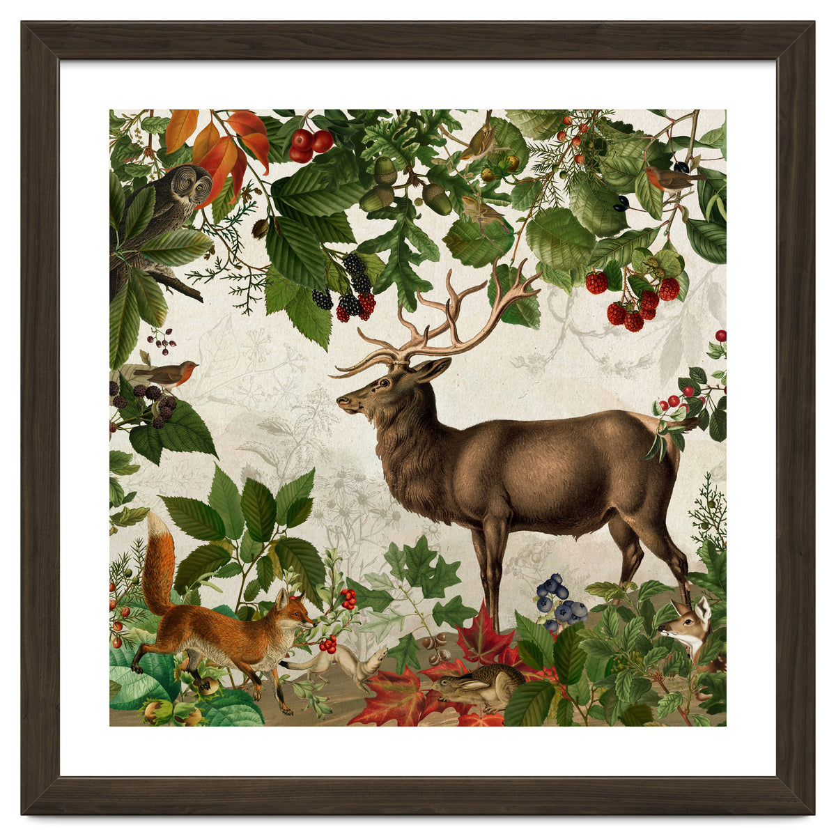 Nostalgic Autumn guardians of the forest 1