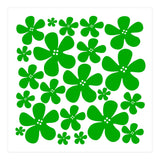 Green Flowers Pattern (Print Only) thumbnail