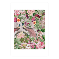 Vintage Birds Of Paradise Jungle  (Print Only)