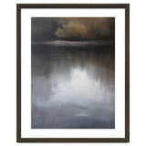 Atmospheric Golden Autumn Forest Reflection Oil Painting thumbnail