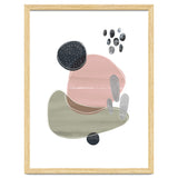 Bold Organic Shapes Pink thumbnail