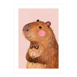Capybara Kindergarten Nursery Art (Print Only) thumbnail