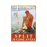 Split, Swimmer on a Rocky Coast (Print Only) thumbnail