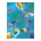 In My Veins, Abstract Marble Gold Texture, Eclectic Painting Resin Bohemian, Contemporary Luxe Chic Luxury (Print Only) thumbnail