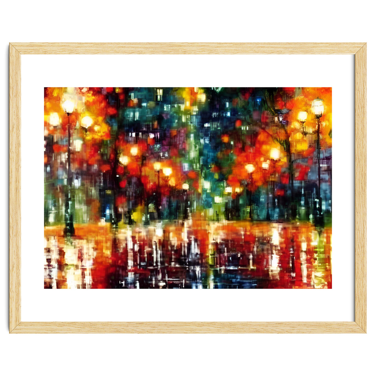 Abstract Contemporary Rainy