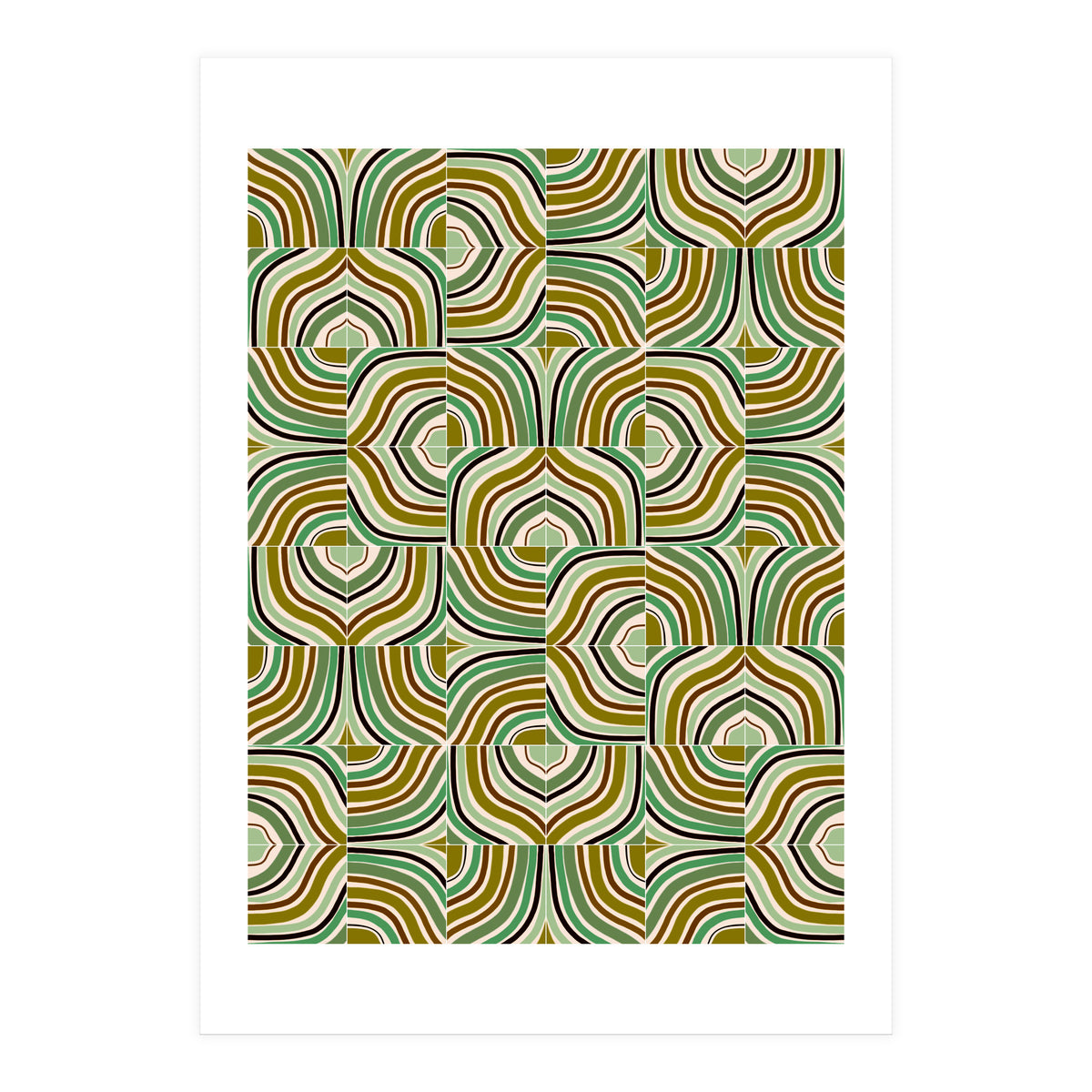 Jade Rainbow Mixed Tiles (Print Only)