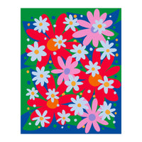 Bold Colorful Daisies (Print Only)