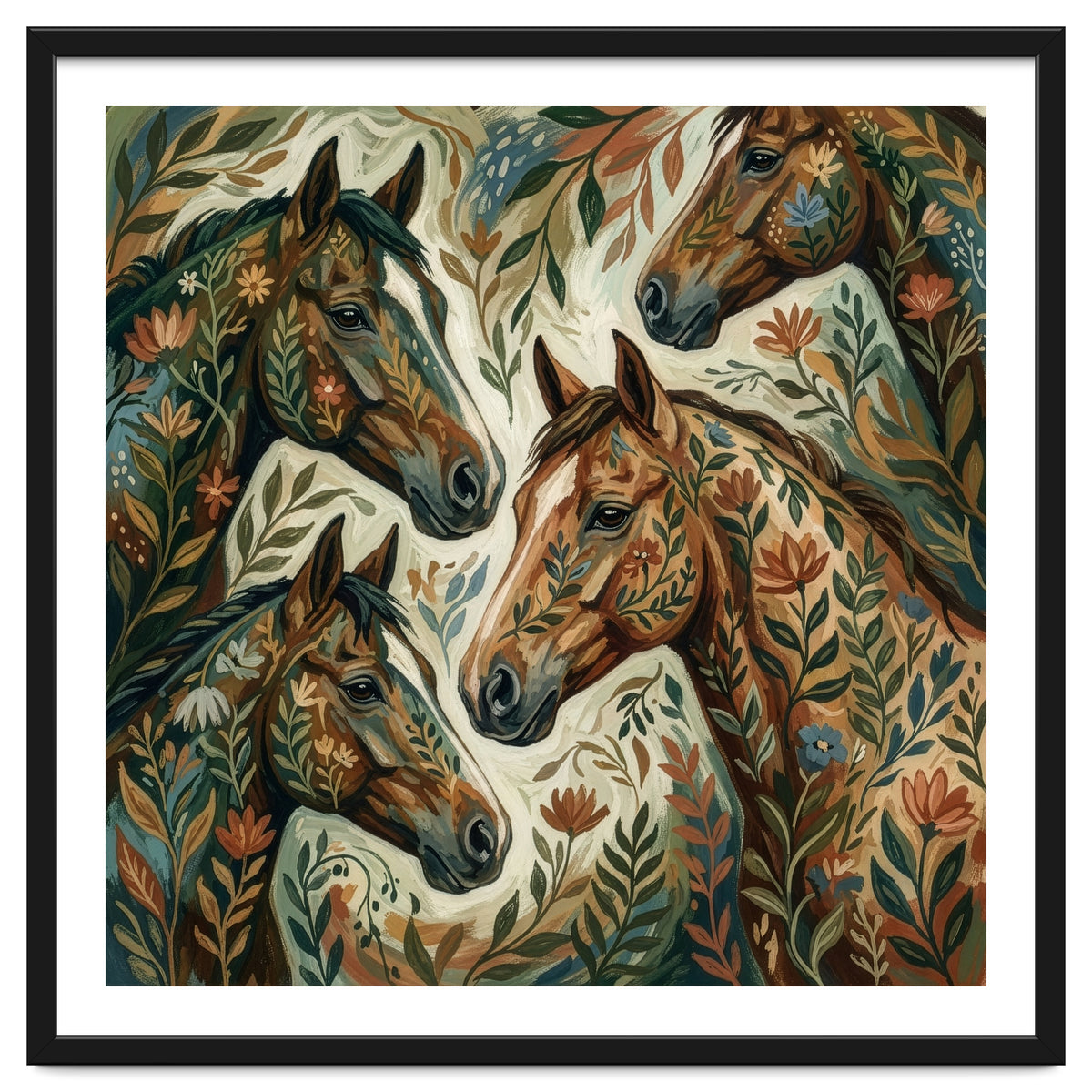 Wild Horses In Bloom