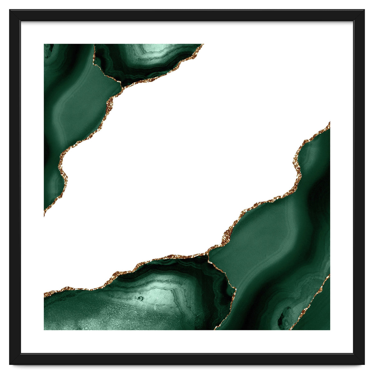 Emerald & Gold Agate Texture 16