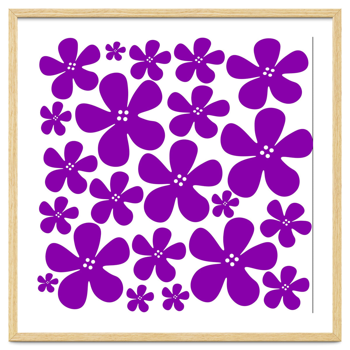 Purple Flowers Pattern