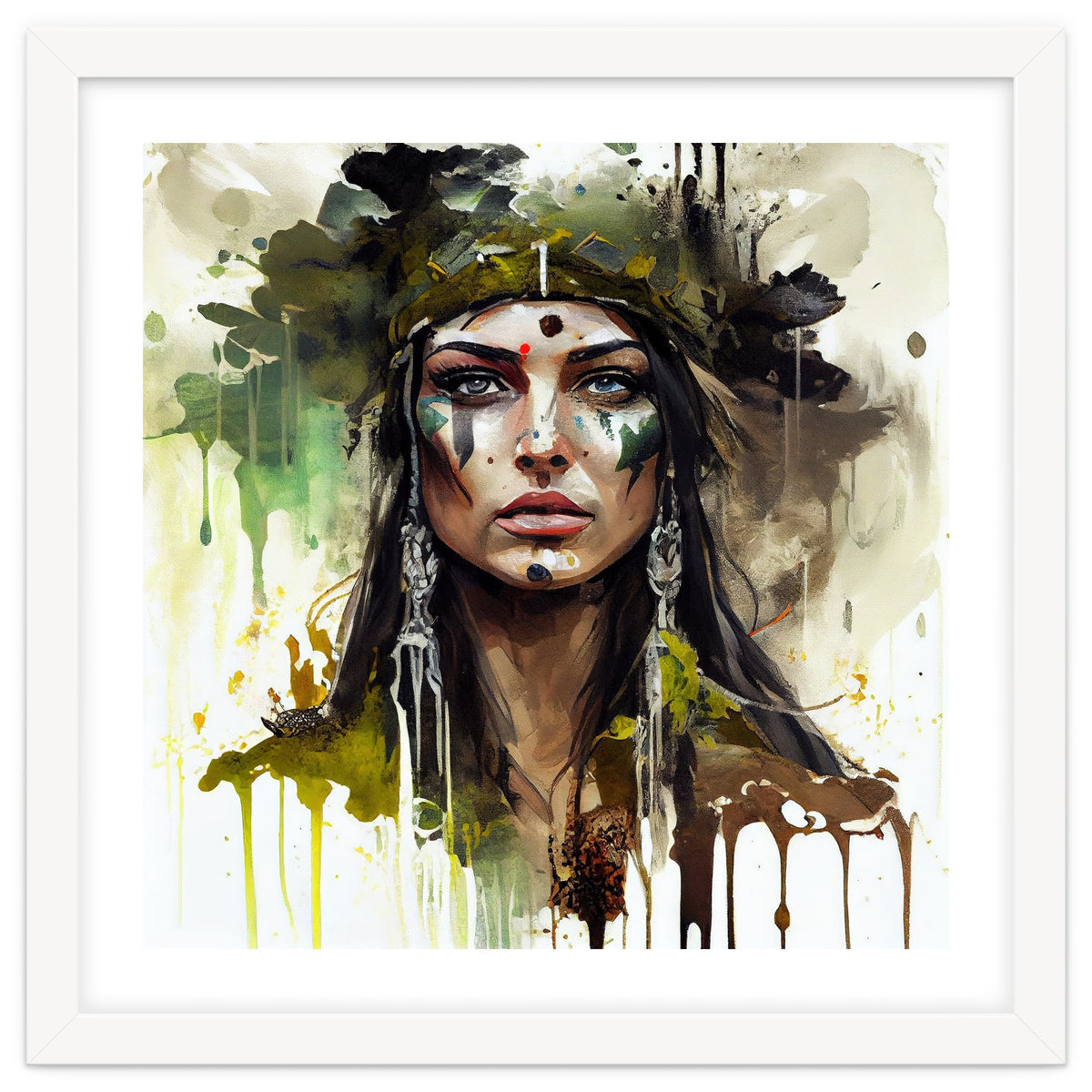 Ceremonial Druid Warrior Portrait