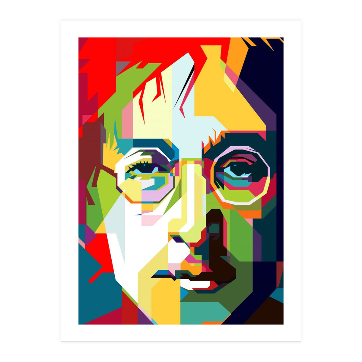 John Lennon Imagine Song Pop Art Wpap (Print Only)
