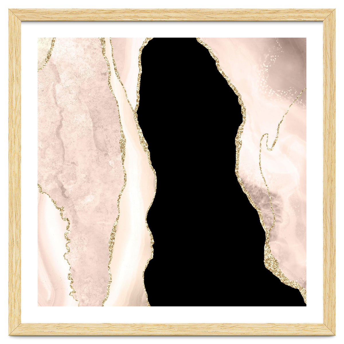 Ivory & Gold Agate Texture 02