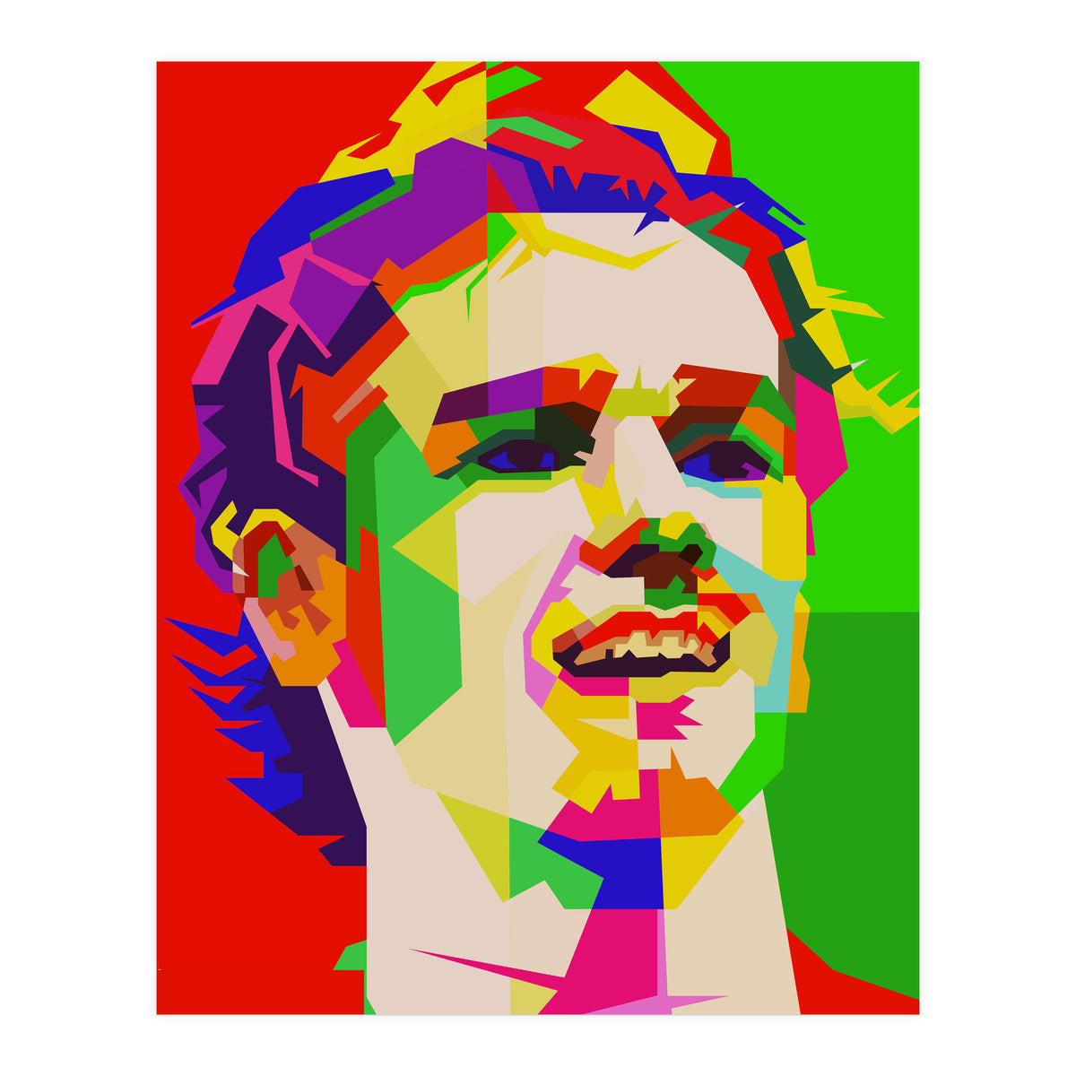 Anthoine Griezman Super Soccer Pop Art WPAP (Print Only)
