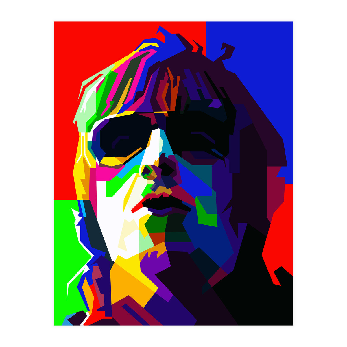 Liam Galagher OASIS Singer Pop Art WPAP (Print Only)