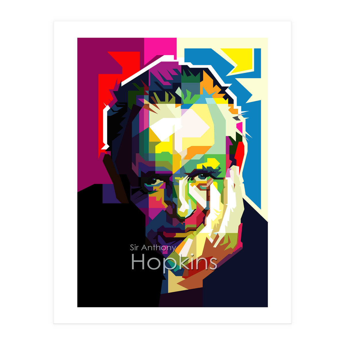 Sir Anthony Hopkins Pop Art WPAP (Print Only)