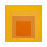 JOSEF ALBERS - HOMAGE TO THE SQUARE YELLOW ORANGE 2. HIGH RESOLUTION (Print Only) thumbnail