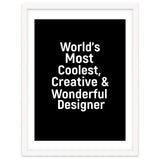 World's most coolest, creative and wonderful designer thumbnail