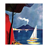 Napoli, Romantic Scene (Print Only)