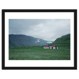 Cabins under the twilight - Iceland thumbnail