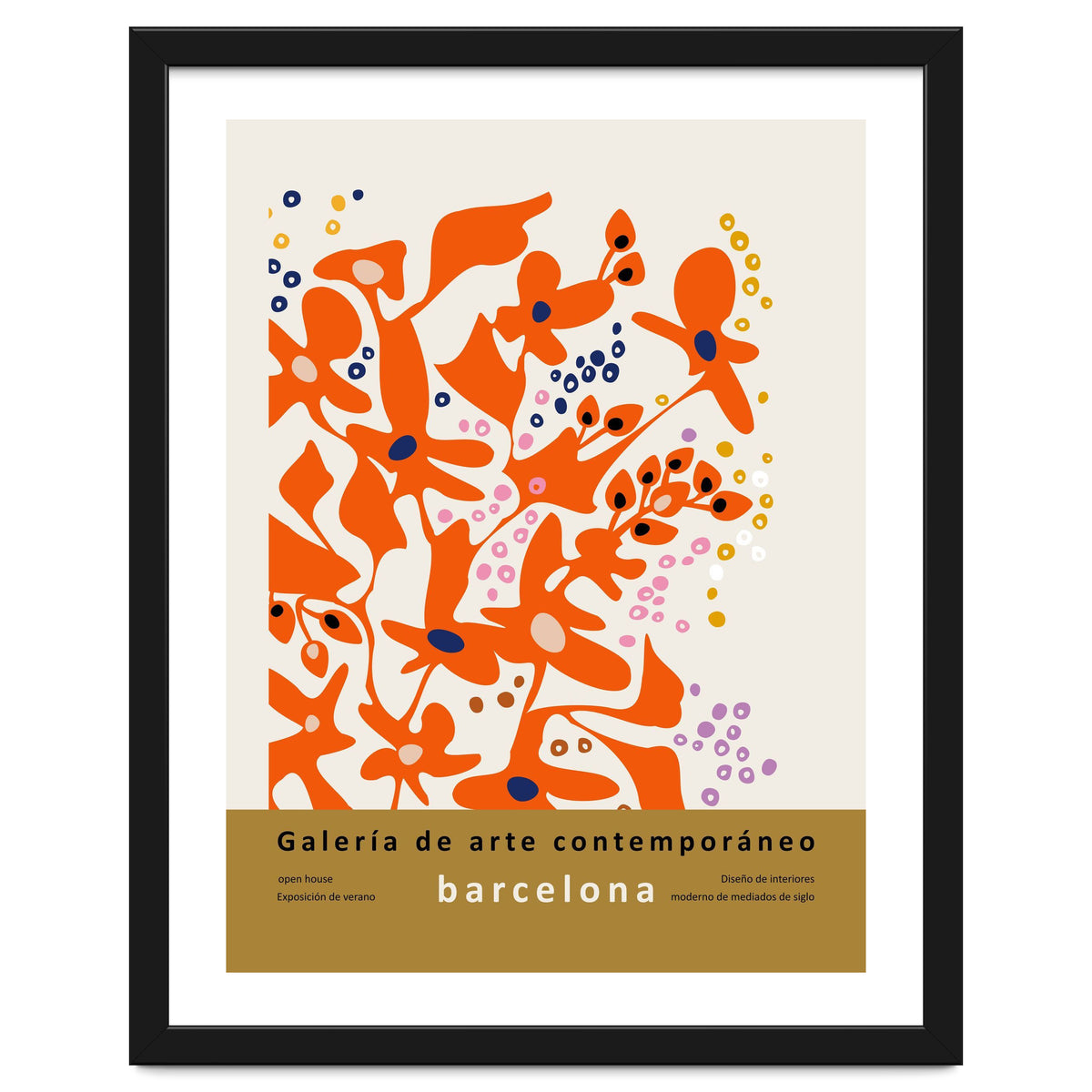 Contemporary art gallery Barcelona design and interior