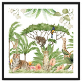 Watercolor Animals Savannah Landscape thumbnail
