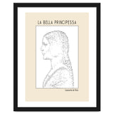 La Bella Principessa – Leonardo Da Vinci Ascii Art thumbnail