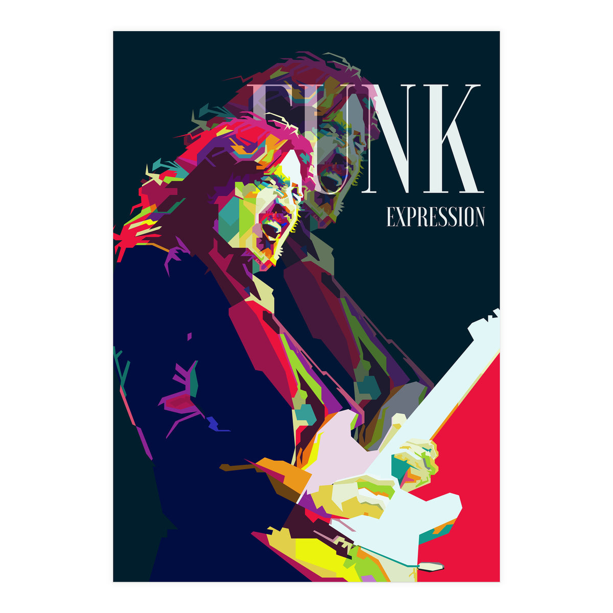John Frusciante Funk Metal Guitarist WPAP (Print Only)