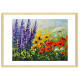 Radiant Summer Wildflower Meadow Oil Painting thumbnail