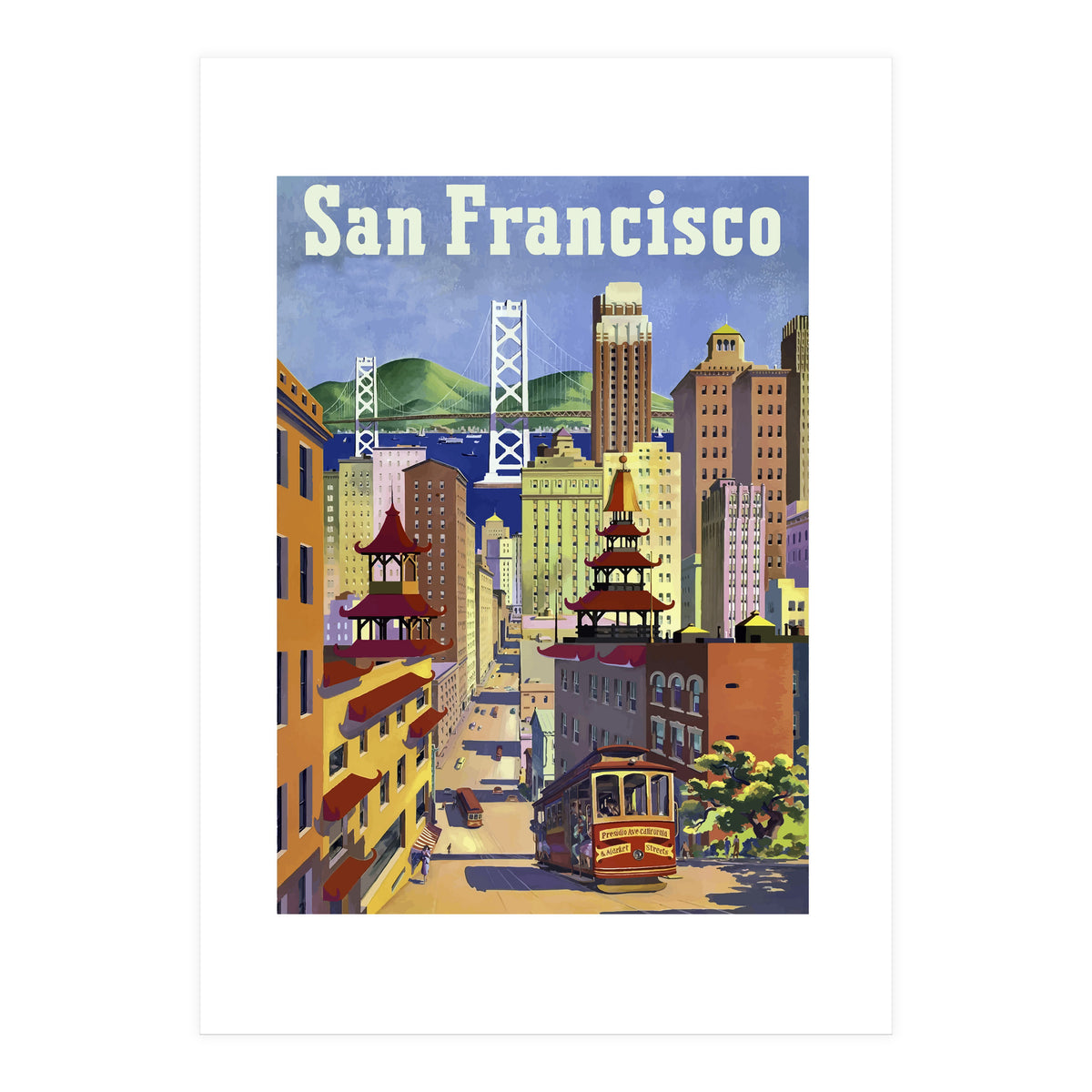 San Francisco Cityscape (Print Only)