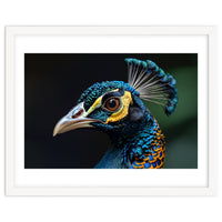 Close-up of a Peacock’s Head