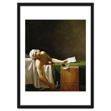 Jean Paul Marat, dead in his bathtub, assassinated by Charlotte Corday in 1793. JACQUES LOUIS DAVID. thumbnail