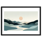 Serene Horizon: Minimalist Organic Landscape thumbnail