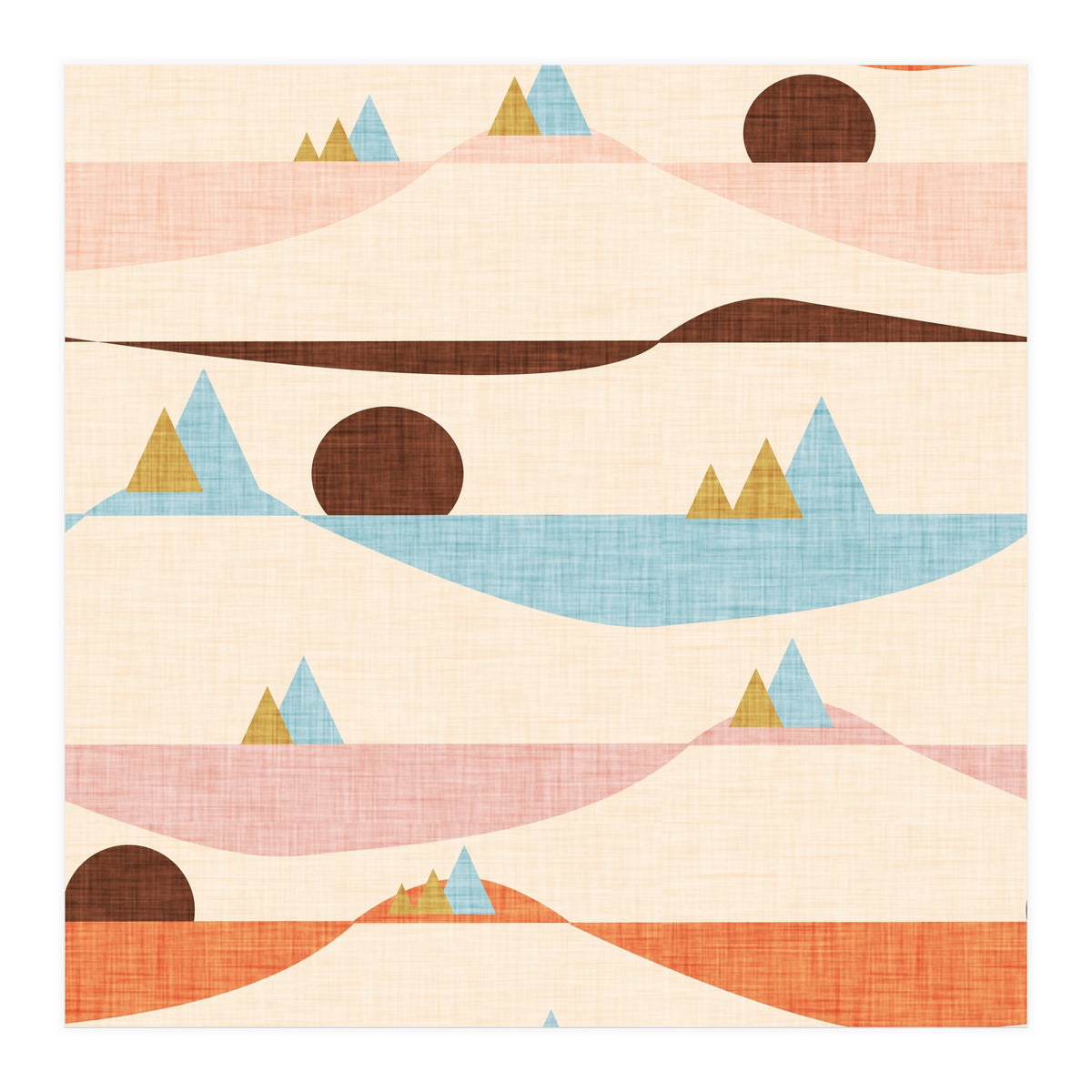 Apricity Landscape Beige (Print Only)