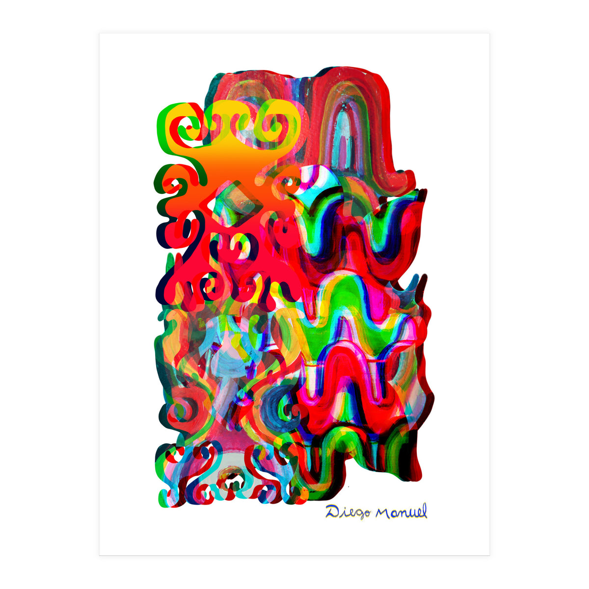 Pop Abstract Asimetrico 37 Copia (Print Only)