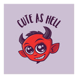 Cute as Hell Devil with Dark Text (Print Only) thumbnail