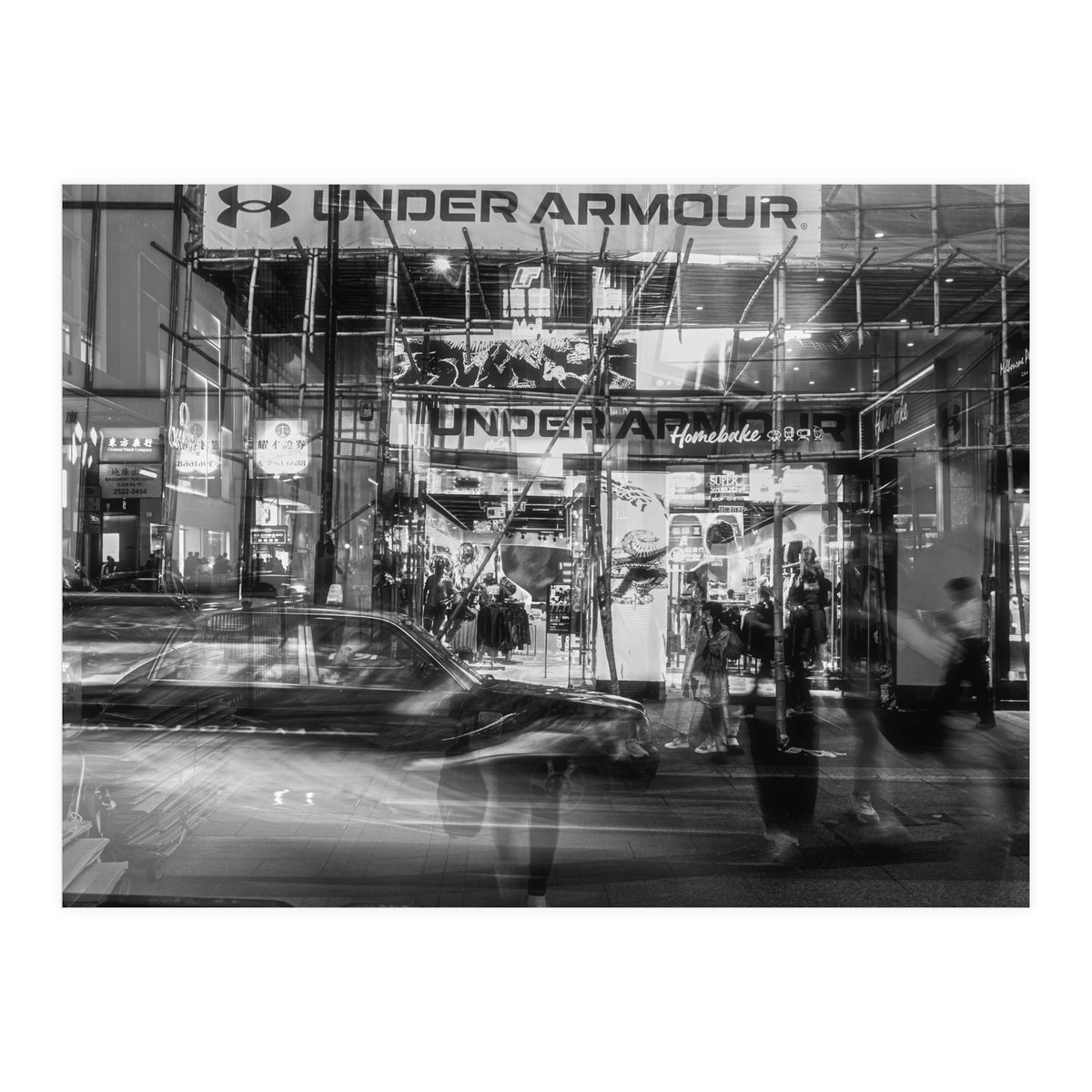 Street Photography - Night in Hong Kong Causeway Bay (Print Only)