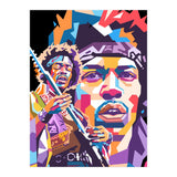 Jimi Hendrix wpap art (Print Only) thumbnail