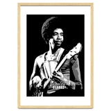 Stanley Clarke American Bassist in Grayscale thumbnail