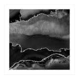 Black & Silver Agate Texture 02  (Print Only) thumbnail
