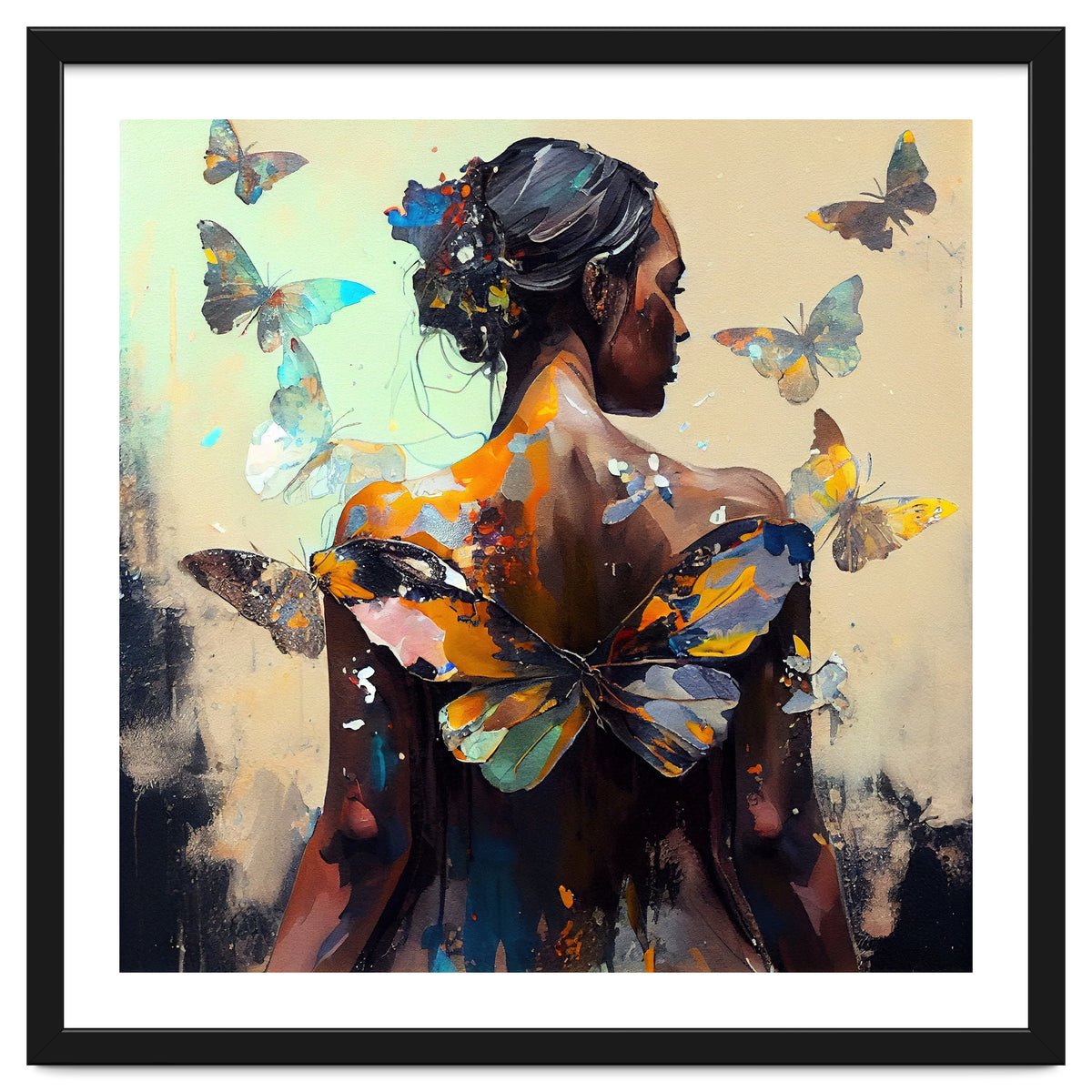 Powerful Butterfly Woman Body #6